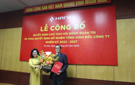 HANEL CÔNG BỐ QUYẾT ĐỊNH CHỦ TỊCH HỘI ĐỒNG QUẢN TRỊ VÀ TRAO QUYẾT ĐỊNH BỔ NHIỆM TỔNG GIÁM ĐỐC CÔNG TY NHIỆM KỲ 2022-2027